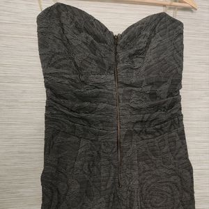 Grey strapless dress. Used